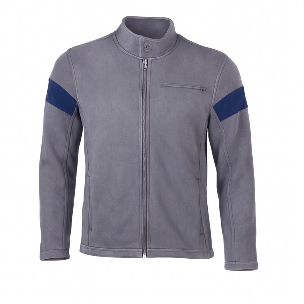 Gymboree Boys Zip-Up Jacket Size 5/6 – Blue & Gray Long Sleeve | Kids Outerwear